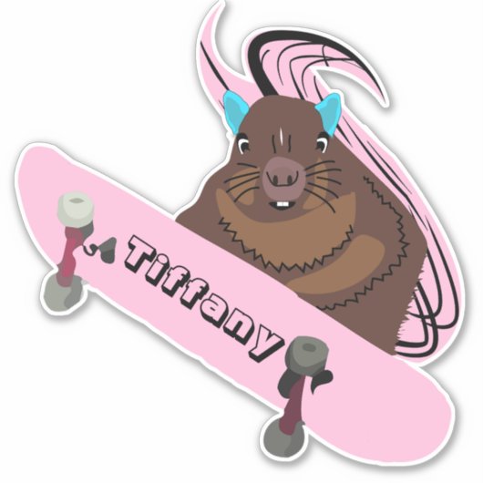 リスいけなリ#109女の子の名前 シール (正面)