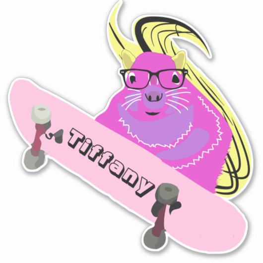 リスいけなリ#116女の子の名前 シール (正面)