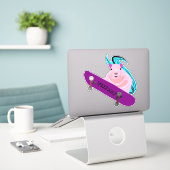 リスいけなリ#127女の子の名前 シール (デスク上のノートパソコン)