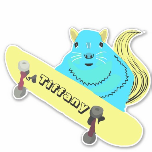 リスいけなリ#134女の子の名前 シール (正面)