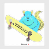 リスいけなリ#134女の子の名前 シール (シート)