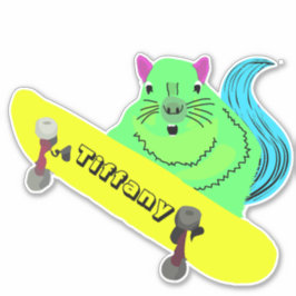 リスいけなリ#142女の子の名前 シール