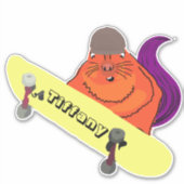 リスいけなリ#143女の子の名前 シール (正面)