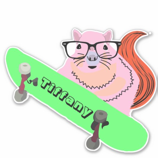 リスいけなリ#149女の子の名前 シール (正面)