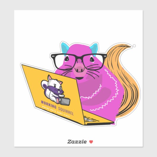 リスいけなリ#16ステッカー シール (シート)