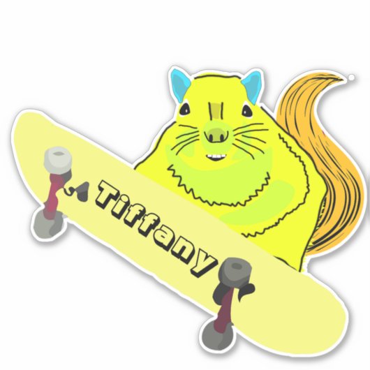 リスいけなリ#161女の子の名前 シール (正面)