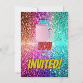 リスいけなルコーヒーバースデーパーティー招待状 招待状 (裏面)