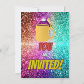 リスいけなルコーヒーバースデーパーティー招待状 招待状 (裏面)