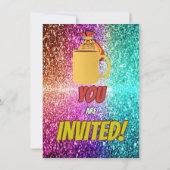 リスいけなルコーヒーバースデーパーティー招待状 招待状 (裏面)