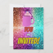 リスいけなルコーヒーバースデーパーティー招待状 招待状 (裏面)