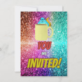 リスいけなルコーヒーバースデーパーティー招待状 招待状 (裏面)