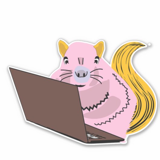 リスいけなル#107 シール (正面)