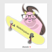 リスいけなル#108スケートボード シール (シート)