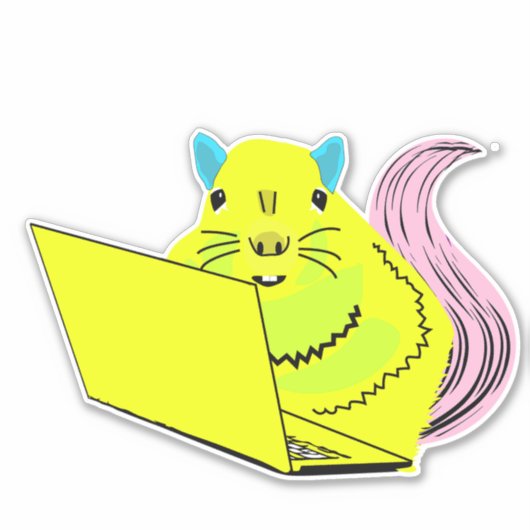 リスいけなル#111 シール (正面)