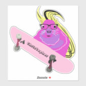 リスいけなル#116スケートボード シール (シート)