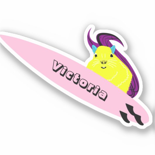 リスいけなル#1585サーフィン シール (正面)