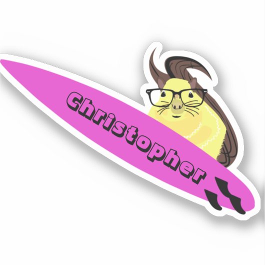 リスいけなル#164サーフィン シール (正面)