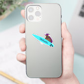 リスいけなル#1724サーフィン シール (スマートフォン)