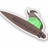 リスいけなル#178サーフィン シール (正面)