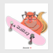 リスいけなル#183ヘイリースケークボード シール (シート)