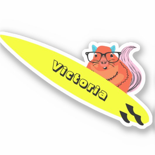 リスいけなル#1892サーフィン シール (正面)