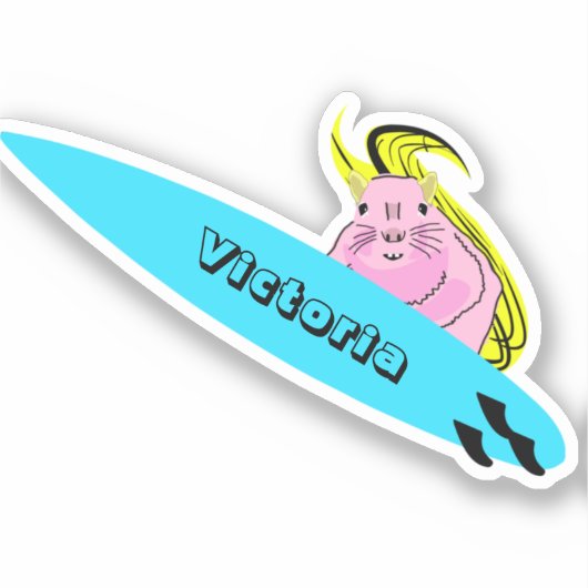 リスいけなル#1902サーフィン シール (正面)