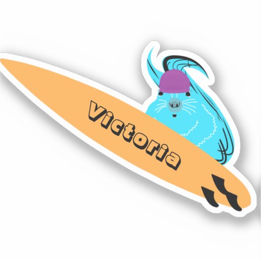 リスいけなル#1959サーフィン シール (正面)