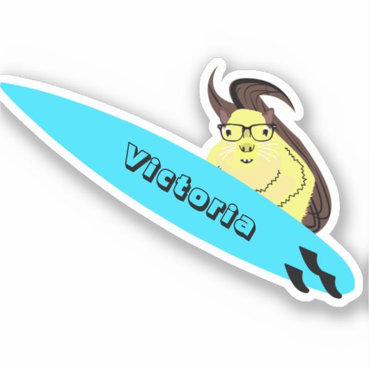 リスいけなル#2217サーフィン シール (正面)