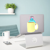 リスいけなル#231 シール (デスク上のノートパソコン)