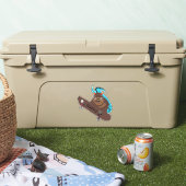 リスいけなル#281ヘイリースケートボード シール (クーラー)