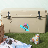 リスいけなル#282ヘイリースケートボード シール (クーラー)