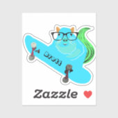 リスいけなル#353ブレットスケートボード シール (シート)