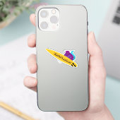 リスいけなル#358サーフィン シール (スマートフォン)