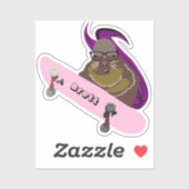 リスいけなル#375ブレットスケートボード シール (シート)