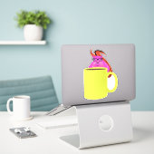 リスいけなル#379 シール (デスク上のノートパソコン)