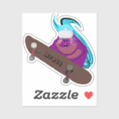 リスいけなル#395ブレットスケートボード シール (シート)