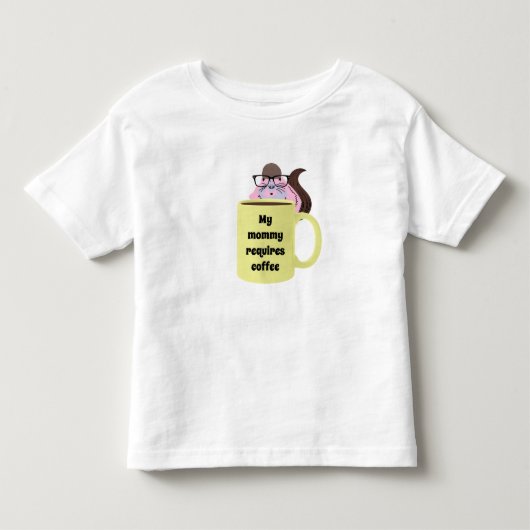 リスいけなル#398幼児 トドラーTシャツ (正面)