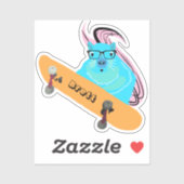 リスいけなル#404ブレットスケートボード シール (シート)