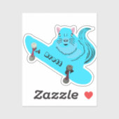 リスいけなル#405ブレットスケートボード シール (シート)