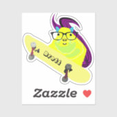 リスいけなル#416ブレットスケートボード シール (シート)