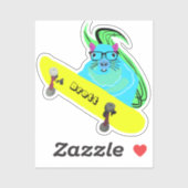 リスいけなル#424ブレットスケートボード シール (シート)