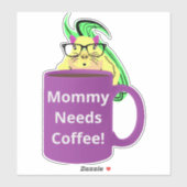 リスいけなル#436コーヒーカップ シール (シート)