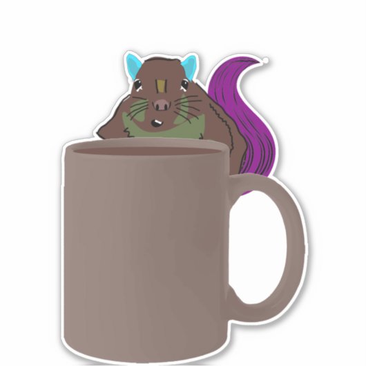 リスいけなル#557 シール (正面)