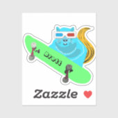 リスいけなル#560ブレットスケートボード シール (シート)