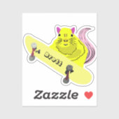 リスいけなル#576ブレットスケートボード シール (シート)