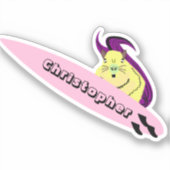 リスいけなル#579サーフィン シール (正面)