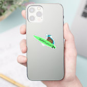 リスいけなル#593サーフィン シール (スマートフォン)