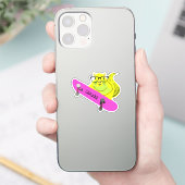 リスいけなル#619ブレットスケートボード シール (スマートフォン)