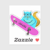 リスいけなル#659ブレットスケートボード シール (シート)