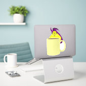 リスいけなル#663 シール (デスク上のノートパソコン)